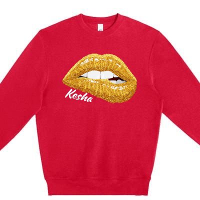 K.E.S.H.A First Name Premium Crewneck Sweatshirt