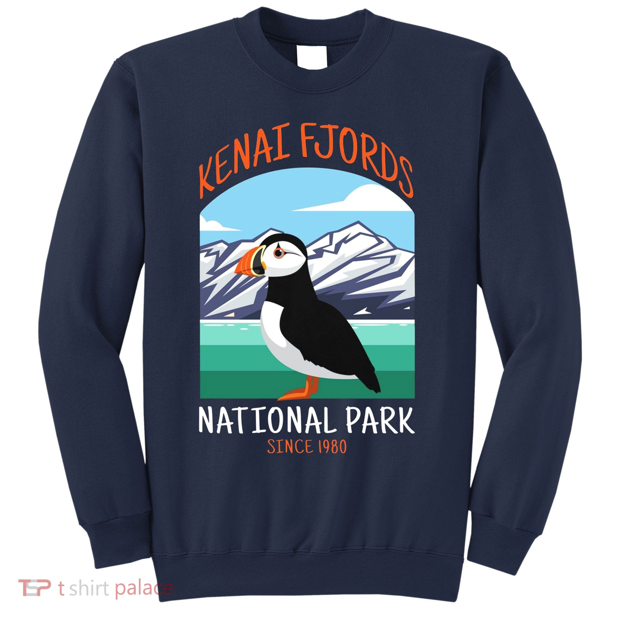 Kenai Fjords National Park Us Puffin Bird Alaska Sweatshirt