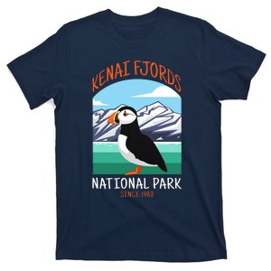 Kenai Fjords National Park Us Puffin Bird Alaska T-Shirt