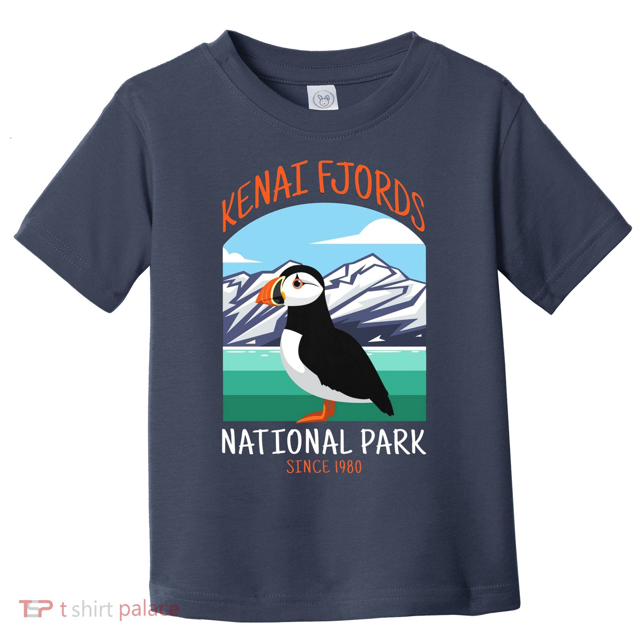 Kenai Fjords National Park Us Puffin Bird Alaska Toddler T-Shirt