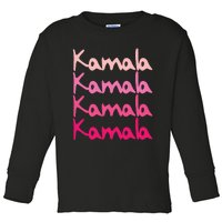 Kamala First Name Boy Girl Toddler Long Sleeve Shirt