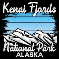 Kenai Fjords National Park Alaska Explore Nature Hiking Gift Cooling Performance Crew T-Shirt