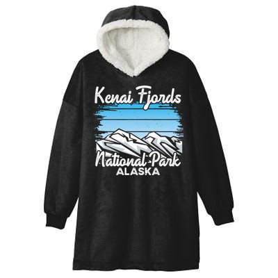 Kenai Fjords National Park Alaska Explore Nature Hiking Gift Hooded Wearable Blanket