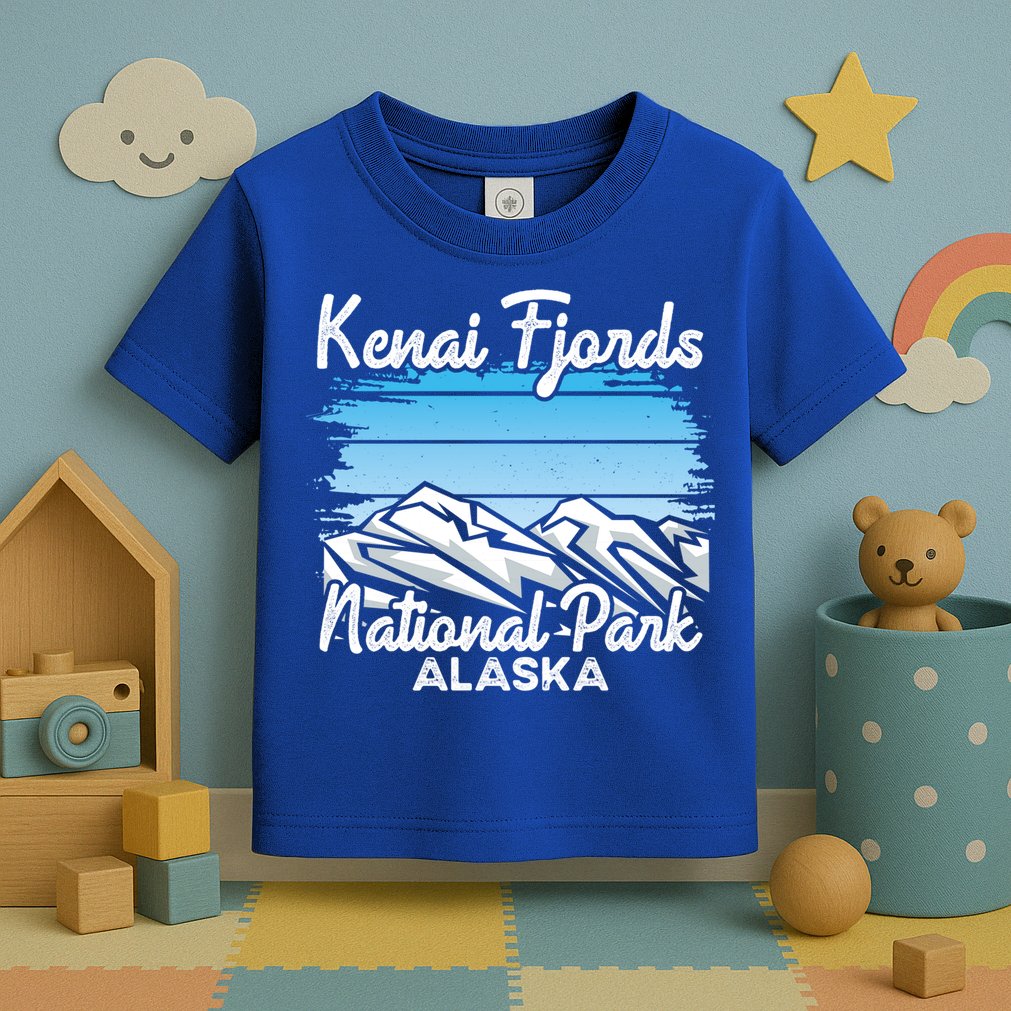 Kenai Fjords National Park Alaska Explore Nature Hiking Gift Toddler T-Shirt
