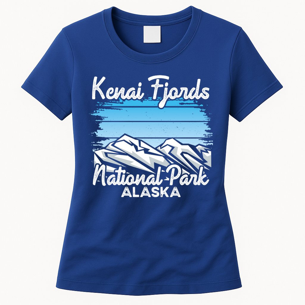 Kenai Fjords National Park Alaska Explore Nature Hiking Gift Womens T-Shirt