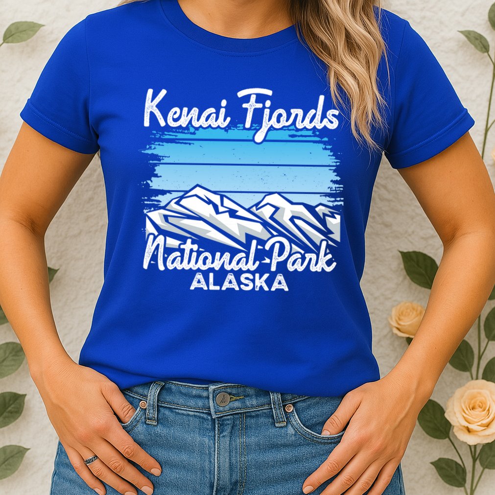 Kenai Fjords National Park Alaska Explore Nature Hiking Gift Womens T-Shirt
