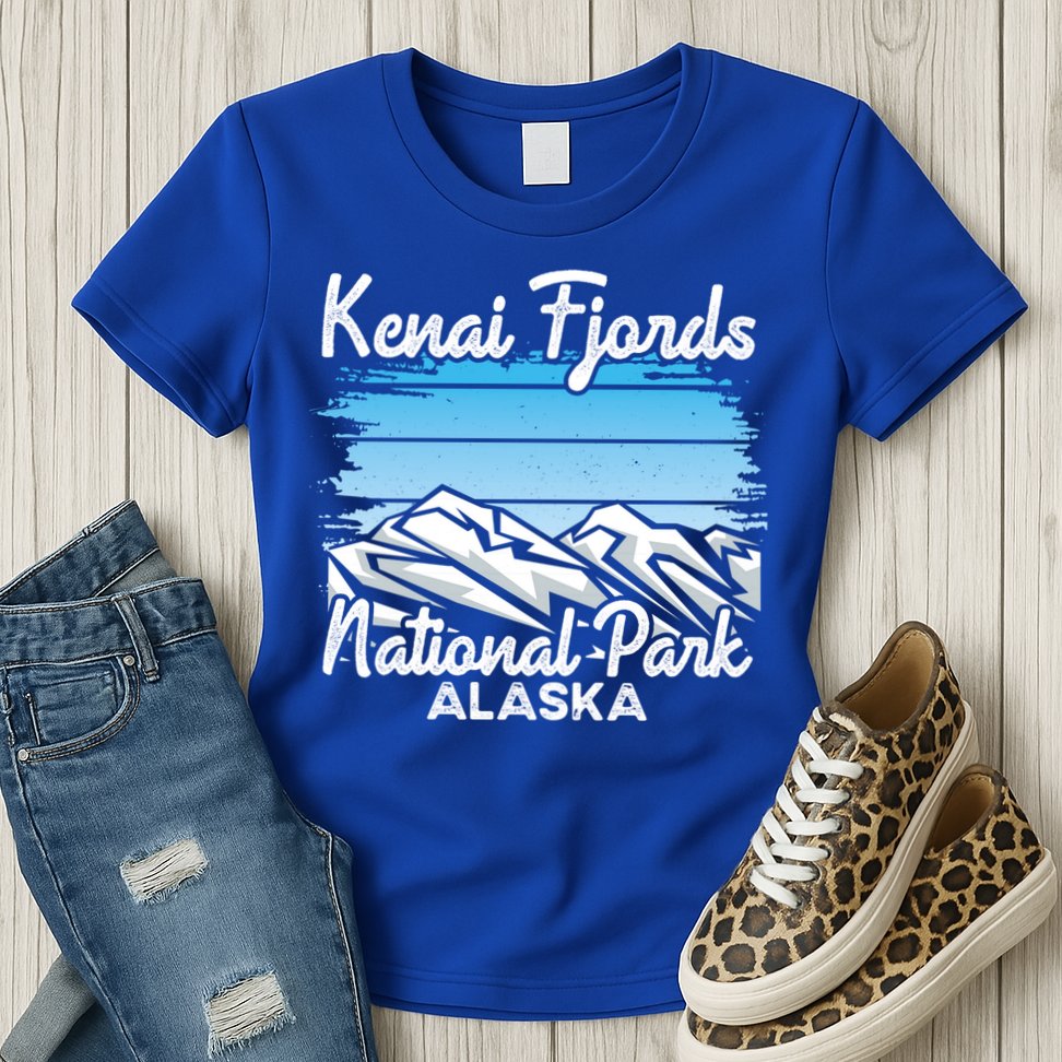 Kenai Fjords National Park Alaska Explore Nature Hiking Gift Womens T-Shirt