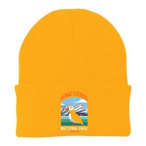 Kenai Fjords National Park Us Puffin Bird Alaska Gift Knit Cap Winter Beanie