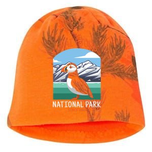 Kenai Fjords National Park Us Puffin Bird Alaska Gift Kati - Camo Knit Beanie