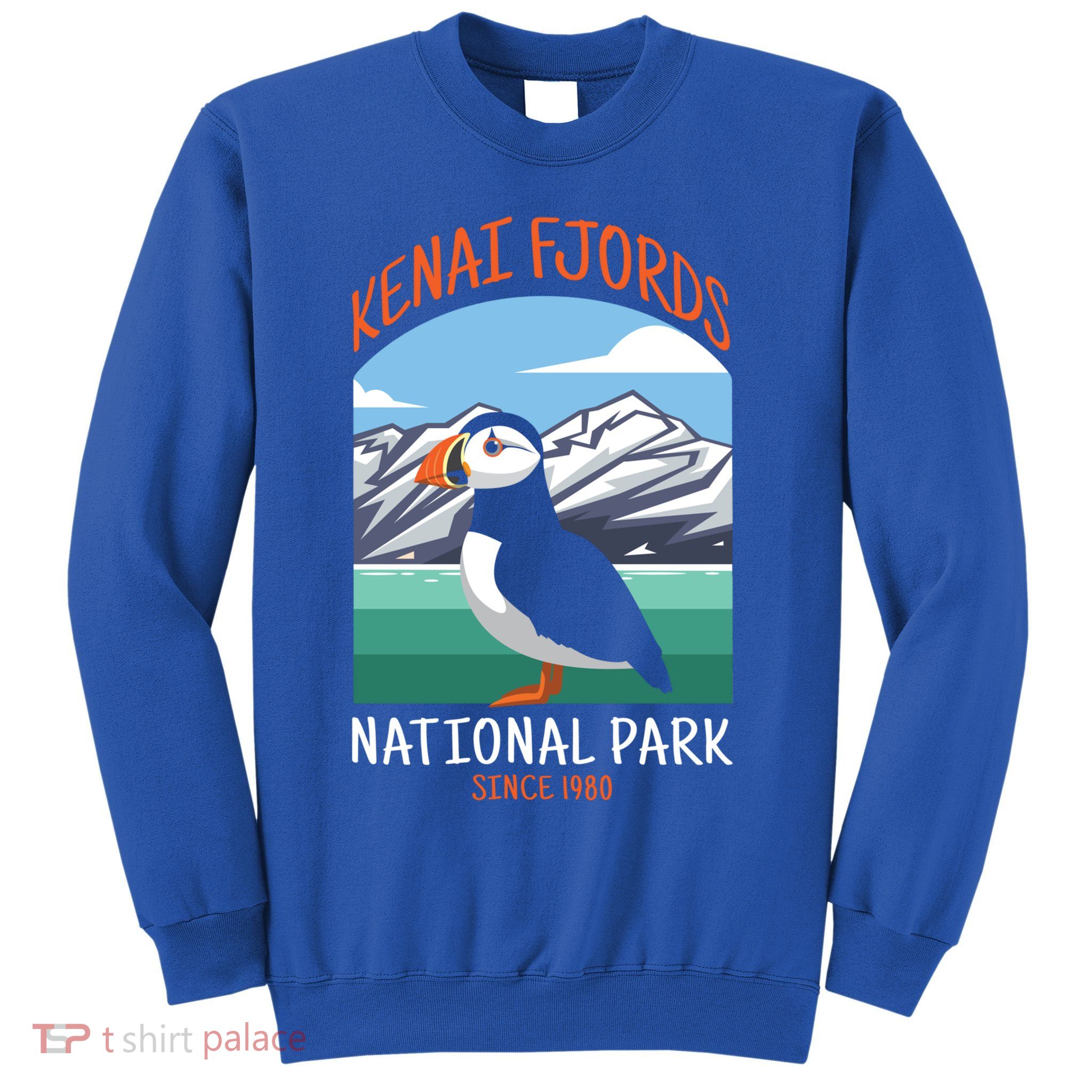 Kenai Fjords National Park Us Puffin Bird Alaska Gift Sweatshirt