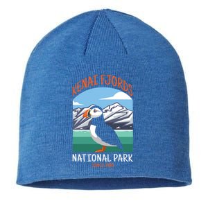 Kenai Fjords National Park Us Puffin Bird Alaska Gift Sustainable Beanie