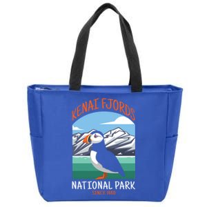 Kenai Fjords National Park Us Puffin Bird Alaska Gift Zip Tote Bag