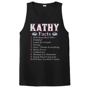 Kathy First Name Kathy Facts Floral PosiCharge Competitor Tank