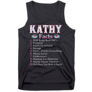 Kathy First Name Kathy Facts Floral Tank Top