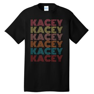 Kacey First Name Kacey Retro Tall T-Shirt