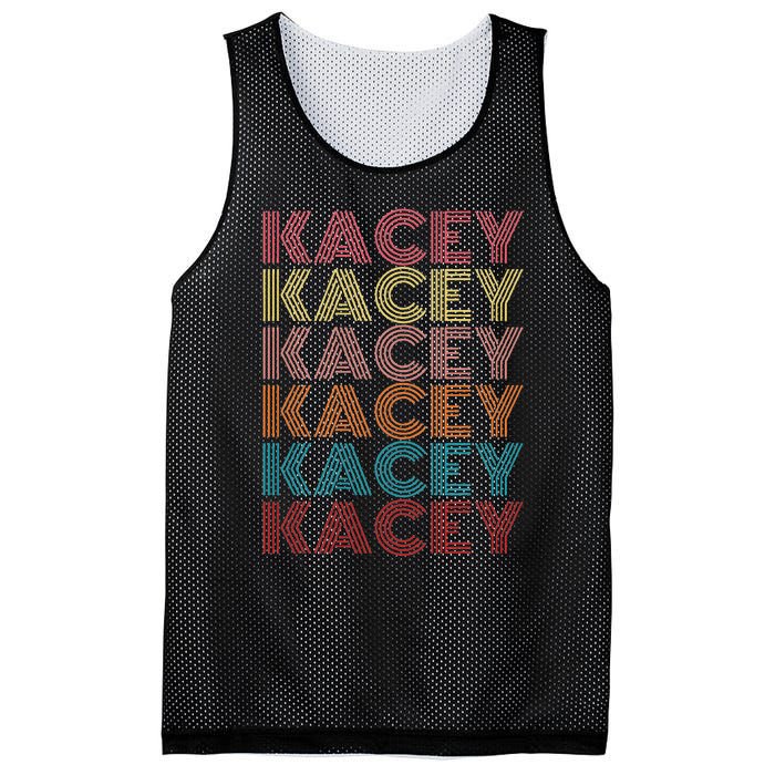 Kacey First Name Kacey Retro Mesh Reversible Basketball Jersey Tank