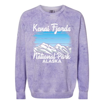 Kenai Fjords National Park Alaska Explore Nature Hiking Great Gift Colorblast Crewneck Sweatshirt