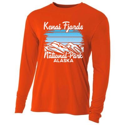 Kenai Fjords National Park Alaska Explore Nature Hiking Great Gift Cooling Performance Long Sleeve Crew