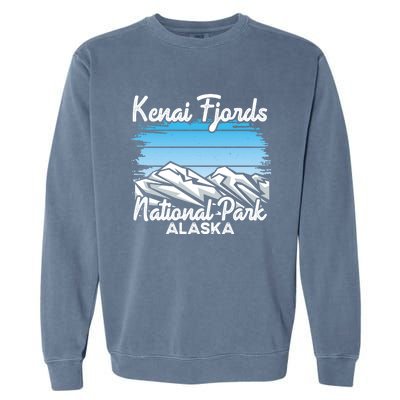 Kenai Fjords National Park Alaska Explore Nature Hiking Great Gift Garment-Dyed Sweatshirt