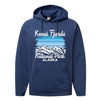 Kenai Fjords National Park Alaska Explore Nature Hiking Great Gift Performance Fleece Hoodie