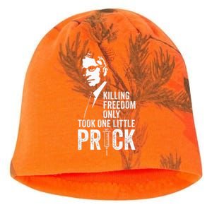 Killing Freedom Only Took One Little Prick Anti Dr Fauci Kati - Camo Knit Beanie