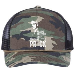 Killing Freedom Only Took One Little Prick Anti Dr Fauci Retro Rope Trucker Hat Cap