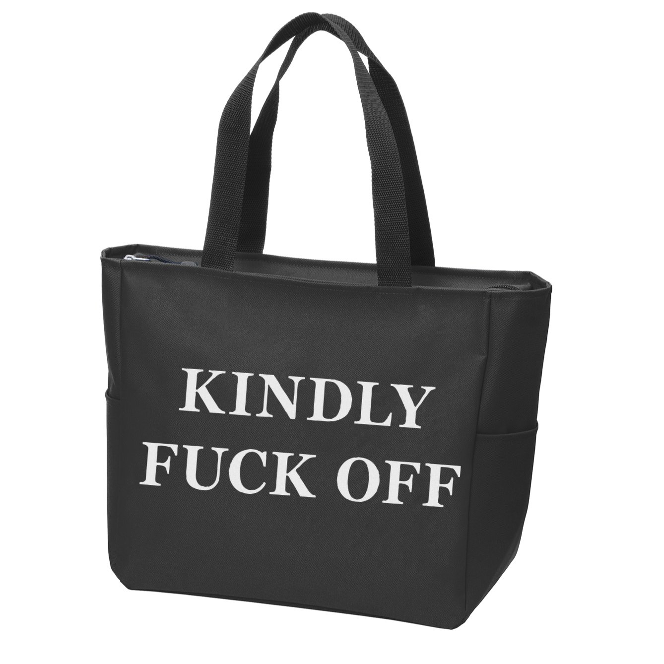 Kindly Fuck Off Would You  Zip Tote Bag