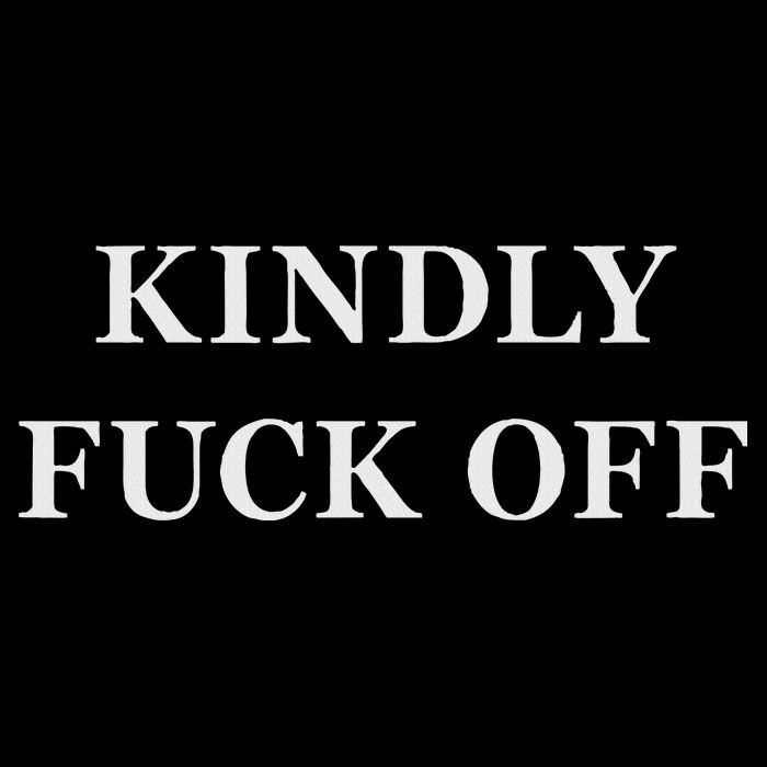 Kindly Fuck Off Would You  Zip Tote Bag