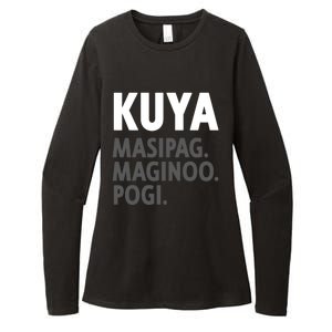 Kuya Filipino Older Brother Or Elder Brother Great Gift Funny Gift Womens CVC Long Sleeve Shirt