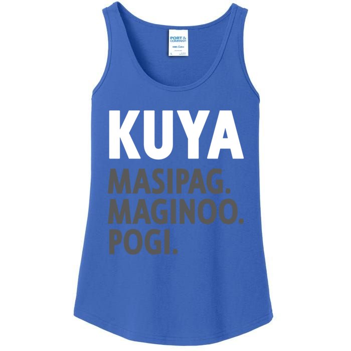 Kuya Filipino Older Brother Or Elder Brother Great Gift Funny Gift Ladies Essential Tank