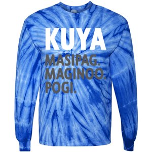 Kuya Filipino Older Brother Or Elder Brother Great Gift Funny Gift Tie-Dye Long Sleeve Shirt