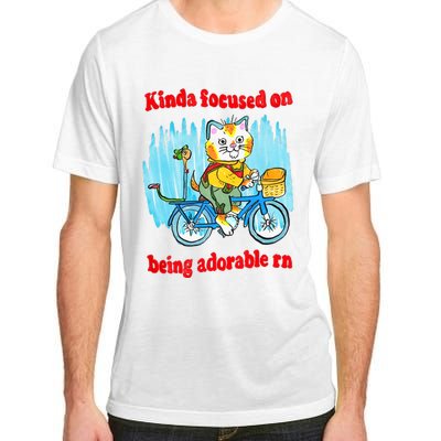 Kinda Focused On Being Adorable Adult ChromaSoft Performance T-Shirt