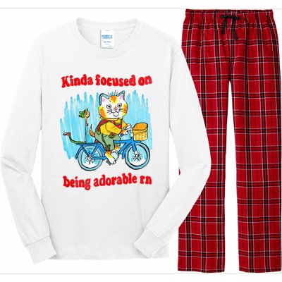 Kinda Focused On Being Adorable Long Sleeve Pajama Set