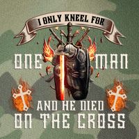 Kneel For One Man And He Died On The Cross Legacy Tie Dye Trucker Hat