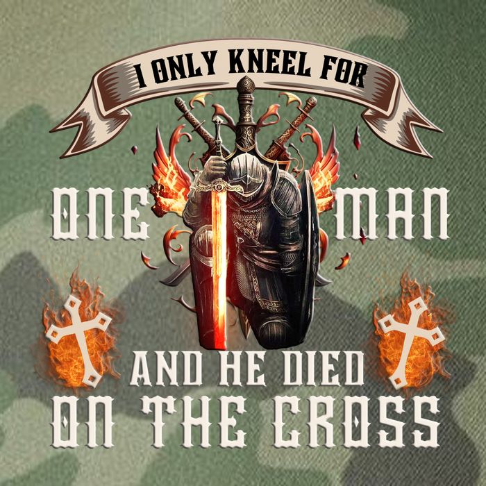Kneel For One Man And He Died On The Cross Legacy Tie Dye Trucker Hat