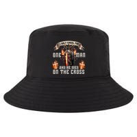 Kneel For One Man And He Died On The Cross Cool Comfort Performance Bucket Hat