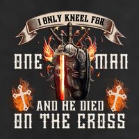Kneel For One Man And He Died On The Cross 7 Panel Mesh Trucker Snapback Hat