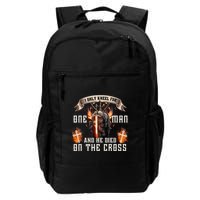 Kneel For One Man And He Died On The Cross Backpack