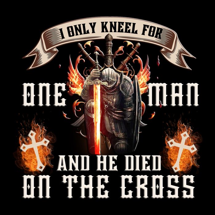 Kneel For One Man And He Died On The Cross Backpack