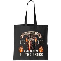 Kneel For One Man And He Died On The Cross Bag