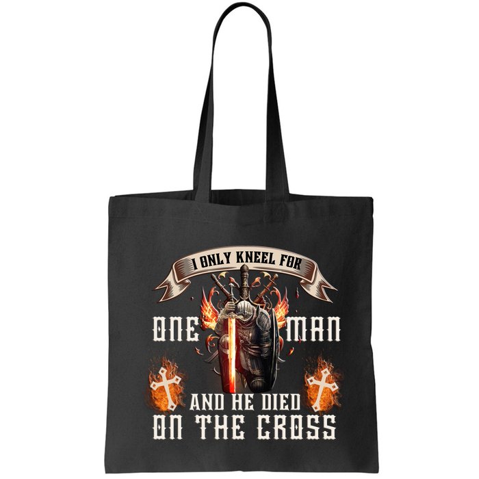 Kneel For One Man And He Died On The Cross Bag