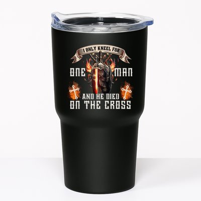 Kneel For One Man And He Died On The Cross Tumbler