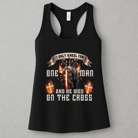 Kneel For One Man And He Died On The Cross Womens Tank Top