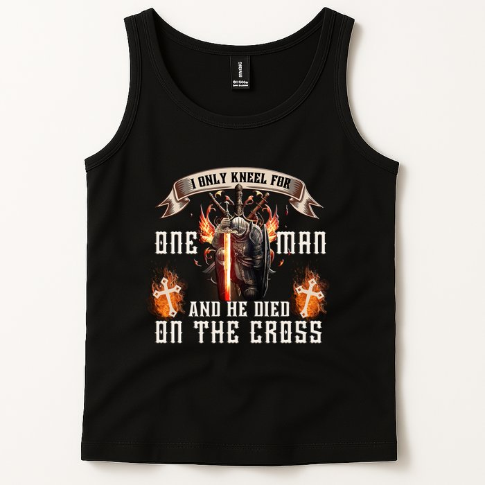 Kneel For One Man And He Died On The Cross Tank Top