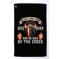 Kneel For One Man And He Died On The Cross Golf Towel
