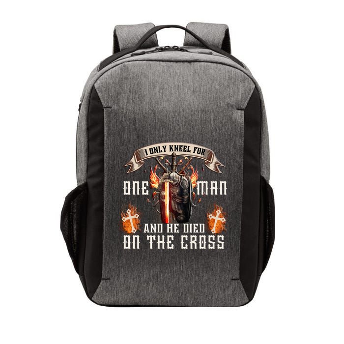 Kneel For One Man And He Died On The Cross Vector Backpack