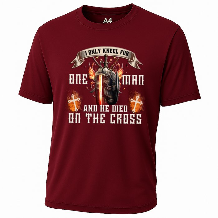 Kneel For One Man And He Died On The Cross Performance Shirt