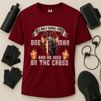 Kneel For One Man And He Died On The Cross Performance Shirt