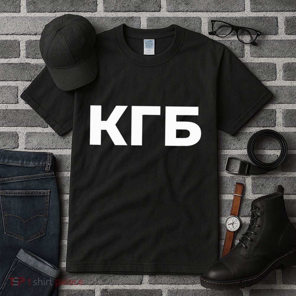 Kgb From Old Cccp Ussr Communist Party Russian Federation Tall T-Shirt