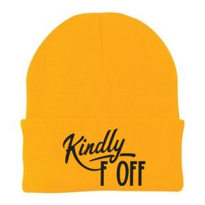 Kindly F Off Funny Knit Cap Winter Beanie